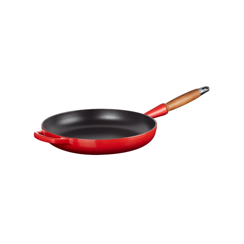 Čuguna panna ar koka rokturi Ø28cm sarkana (02732440)