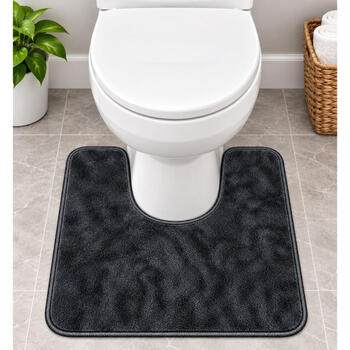 WC paklājs 50x55cm tumši pelēks (24820150)