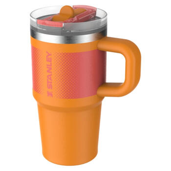 Термокружка с трубочкой The Quencher ProTour Flip Straw Tumbler 0.59L оранжевого цвета (2812484099)