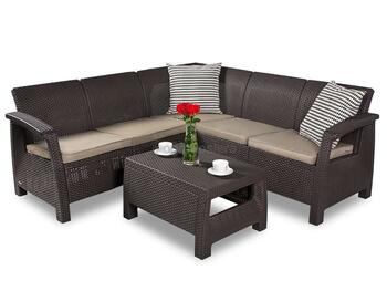 Садовая мебель Corfu Relax Set коричневая (29202123599)