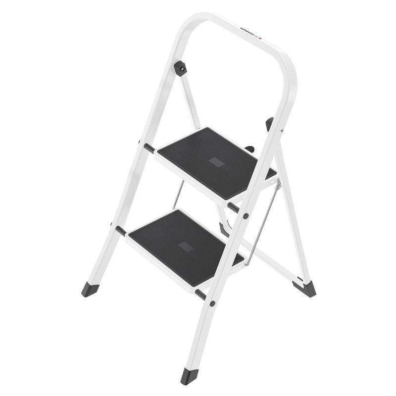 Pakāpienu soliņš salokāms K40 BasicLine / tērauda / 2 pakāpieni, drošības rokturis (034396200)