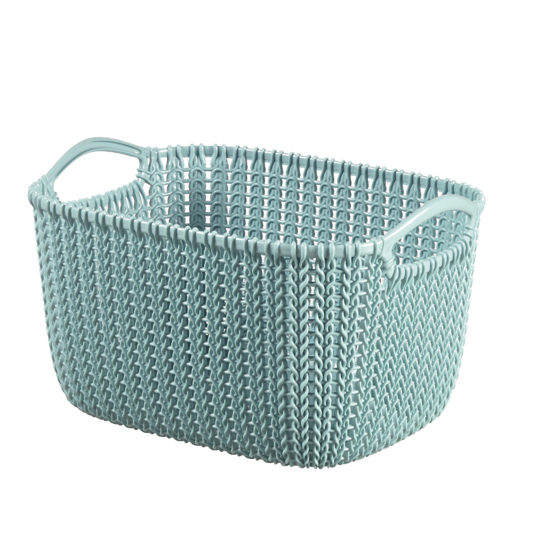 Grozs Knit S taisnstūris 8L 30x22x17cm zils (0803674X60)