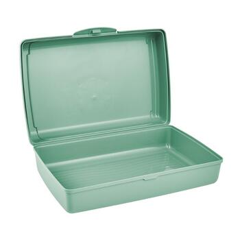 Pārtikas uzglabāšanas trauks click-box maxi 3,7L Luca 30x20x8,5cm zaļš (0610695315)
