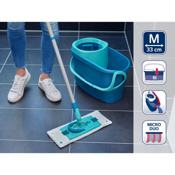Grīdas uzkopšanas komplekts Clean Twist M Ergo + main. lupata Clean Twist M Ergo static plus (1052137)