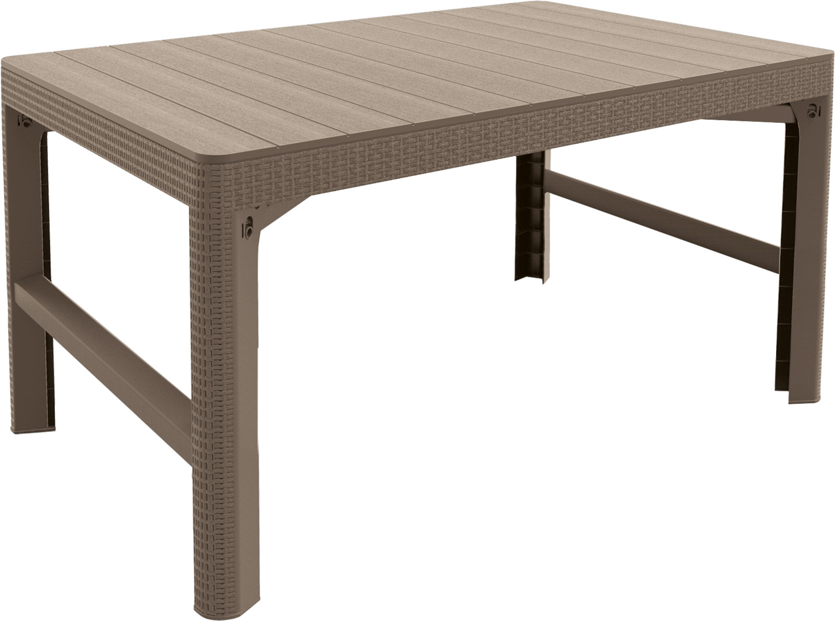 Dārza galds Lyon Rattan Table bēšs (29202805587)