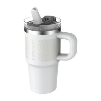 Термокружка с трубочкой The Quencher ProTour Flip Straw Tumbler 0.59L белого цвета (2812484097)