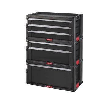 Instrumentu lāde ar 6 atviktnēm uz riteņiem Drawers Tool Chest Set 56,2x28,9x74,2cm (30201228)