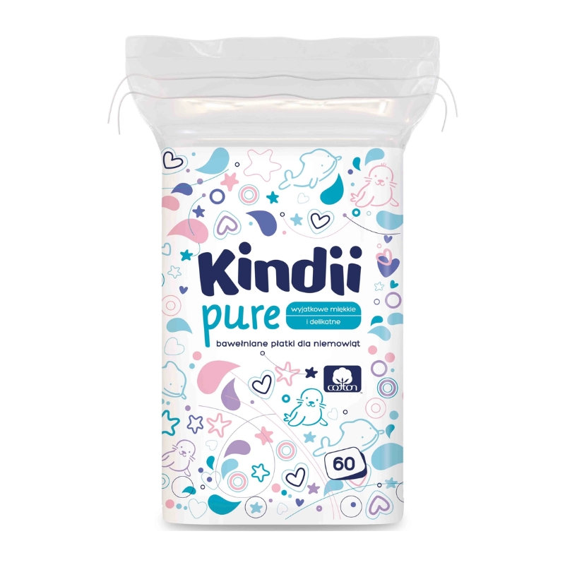 Vates spilventiņi mazuļiem Kindii Pure taisnstūrveida 60 gab. (2210200110)