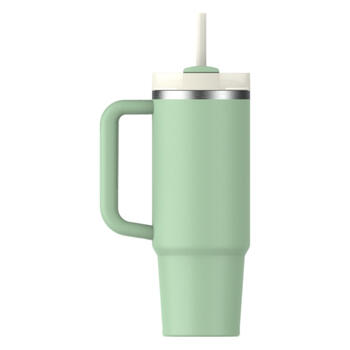 Термокружка с трубочкой The Quencher H2.O FlowState Tumbler 0,89 л фисташкового цвета (2812551152)