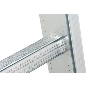 Kāpnes S80 ProfiStep duo / alumīnija / 2x15 pakāpieni (037215007)