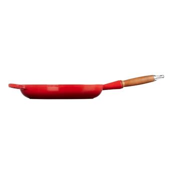 Čuguna panna ar koka rokturi Ø28cm sarkana (02732440)