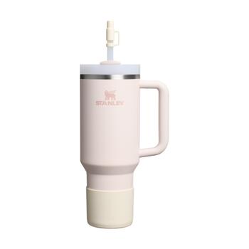 Aizsargpārvalka un salmiņu vāciņu 2 gab. komplekts termokrūzēm 1,18L The Quencher Boot + Straw Topper gaišā krēmkrāsā (2812477069)