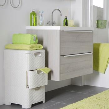 Комод с 4 ящиками Style 33x38x79cм кремовый (0806605885)