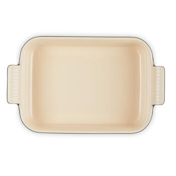 Le Creuset Cepamtrauks taisnstūra Heritage akmens masas 26x19cm / 2,4L melns (02110287)
