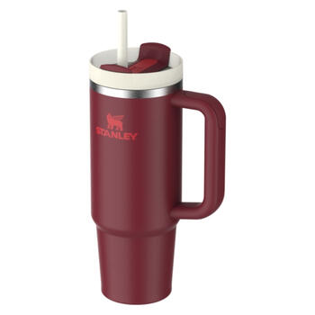 Термокружка с трубочкой The Quencher H2.O FlowState Tumbler 0,89 л, темно-красная (2812551155)