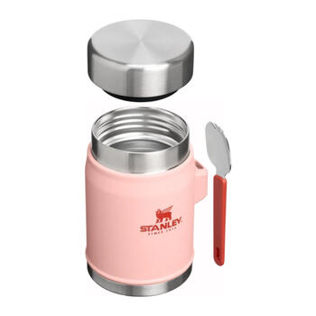 Термос для еды The Legendary Food Jar + Spork 0.4L персиково-розовый (28113530111)