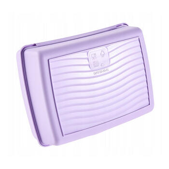 Pārtikas uzglabāšanas trauks deco-click-box midi 1L Carla “Capybara” 17x13x7cm maigi violets (0610698525337)