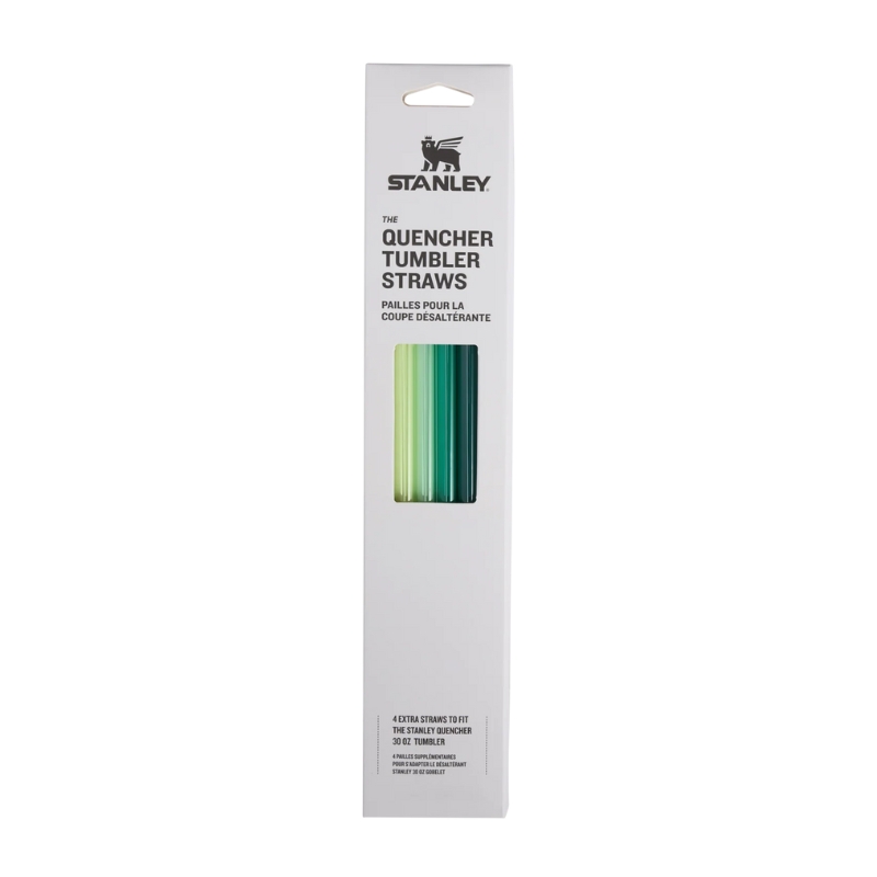 Salmiņu komplekts 4 gab. termokrūzēm The Quencher Travel Tumbler Straws 0,89L zaļi (2803001040)