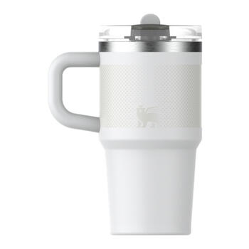 Термокружка с трубочкой The Quencher ProTour Flip Straw Tumbler 0.59L белого цвета (2812484097)