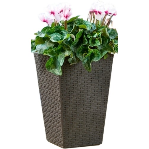 Горшок для цветов Rattan Planter S 23,6L коричневый (29192300590)