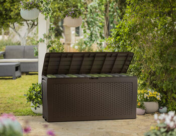 Uzglabāšanas kaste Samoa Rattan Box 270L brūna (29209570590)