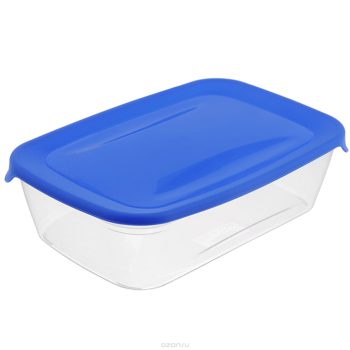 Pārtikas trauciņš taisnstūris 1L Fresh&Go zils (0800554139)
