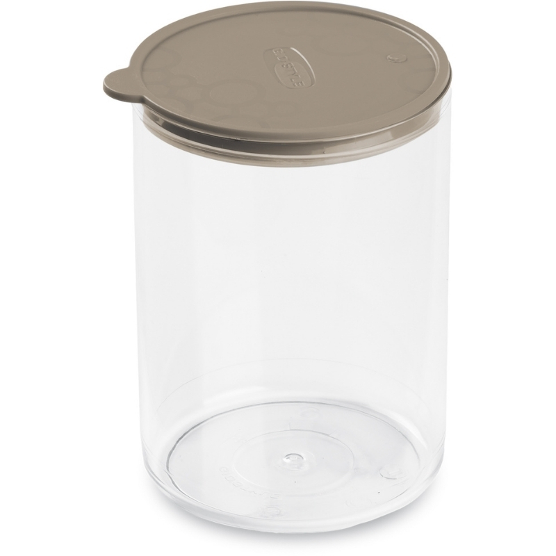 Pārtikas trauks apaļš M 1,2L Con.Tengo &Oslash;11,8x15,3cm pelēkbrūns (116563088)