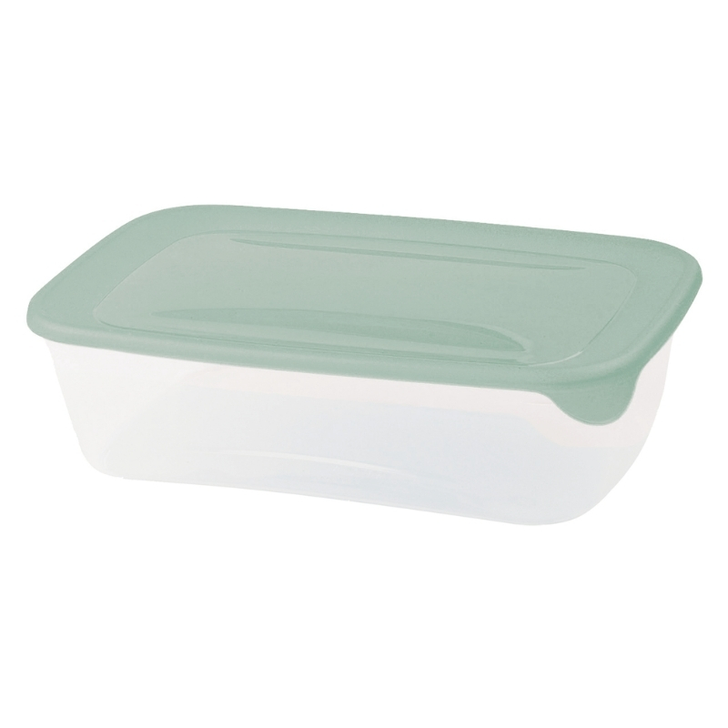 Pārtikas trauciņš taisnstūris 2L Fresh&Go zaļš  (0800555A87)