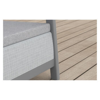 Dārza mēbeļu komplekts Scandi Linea Balcony Set gaiši pelēks/tumša tērauda pelēks (29214643ECN)