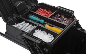 Instrumentu kaste uz riteņiem Cantilever Mobile Cart Job Box 64,6x37,3x41cm (30203037)