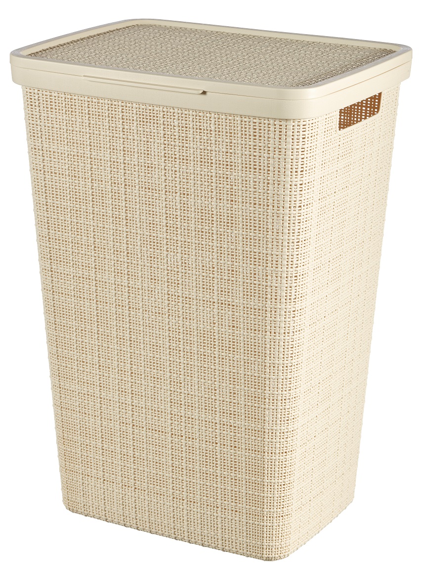Veļas kaste Jute 58L 43x34x60cm krēmkrāsā (0808093885)
