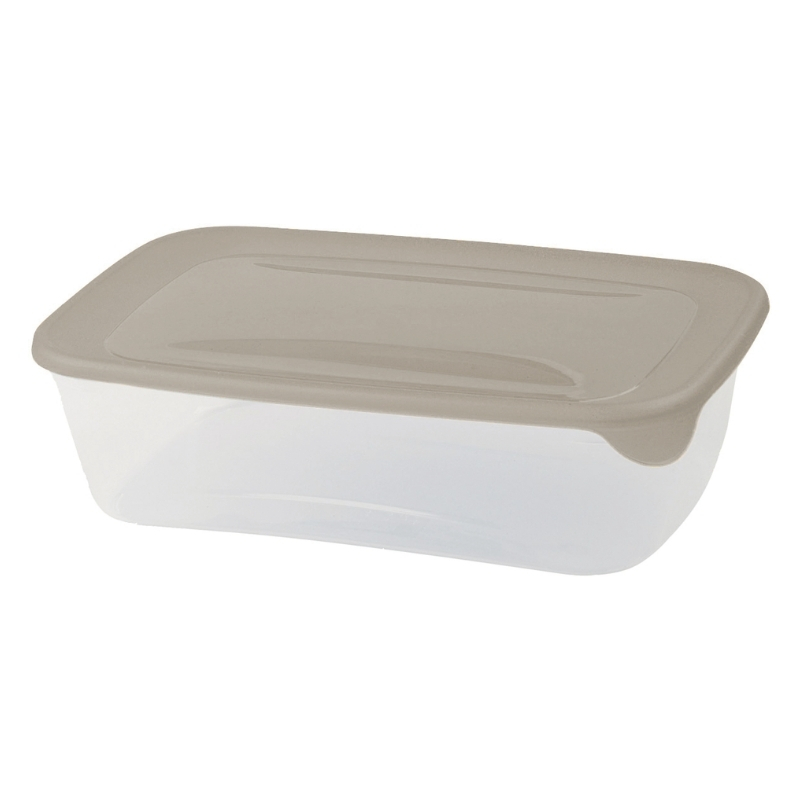 Pārtikas trauciņš taisnstūris 2L Fresh&Go bēšs (0800555W07)