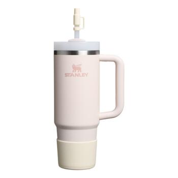 Aizsargpārvalka un salmiņu vāciņu 2 gab. komplekts termokrūzēm 0,89L/0,59L The Quencher Boot + Straw Topper krēmkrāsā  (2812478069)