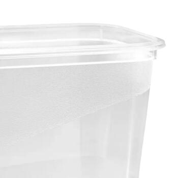 Pārtikas trauciņu komplekts taisnstūrveida 3x1L Fredo „Fresh“ caurspīdīgs/kristāla pelēks (0630674827)