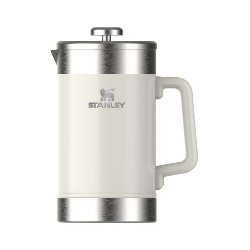 Kafijas nospiežamā termokanna The Stay-Hot French Press 1,4L glancētā krēmkrāsā (2802888087)
