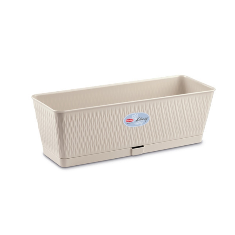Puķu kaste Liberty 50x18x16cm balta (2187556)