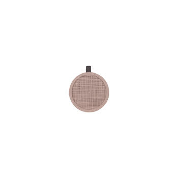 Groziņš ar vāciņu Jute apaļš 2L Ø17x13cm rozā (0801903204)