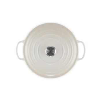 Čuguna katls apaļš &Oslash;34cm / 12L krēmkrāsa (02734336)