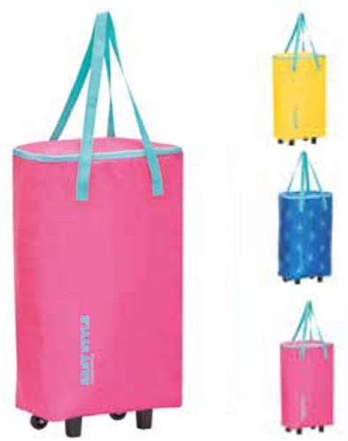 Termiskā soma uz riteņiem Easy Style Bag-Trolley asorti, dzeltena/zila/rozā (112305632)