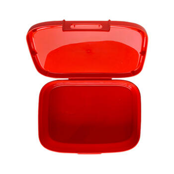 Pārtikas uzglabāšanas trauks taisnstūrveida 1,3L Snap Box sarkans/fun-tilities (0802267W23)