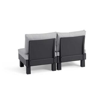 Садовый диван двухместный Elements 2 Seater серый/светло-серый (29212922900)