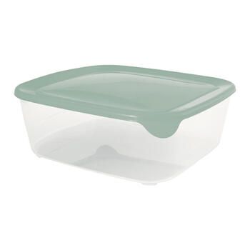 Pārtikas trauciņš kvadrāts 2,9L Fresh&Go zaļš  (0800562A87)