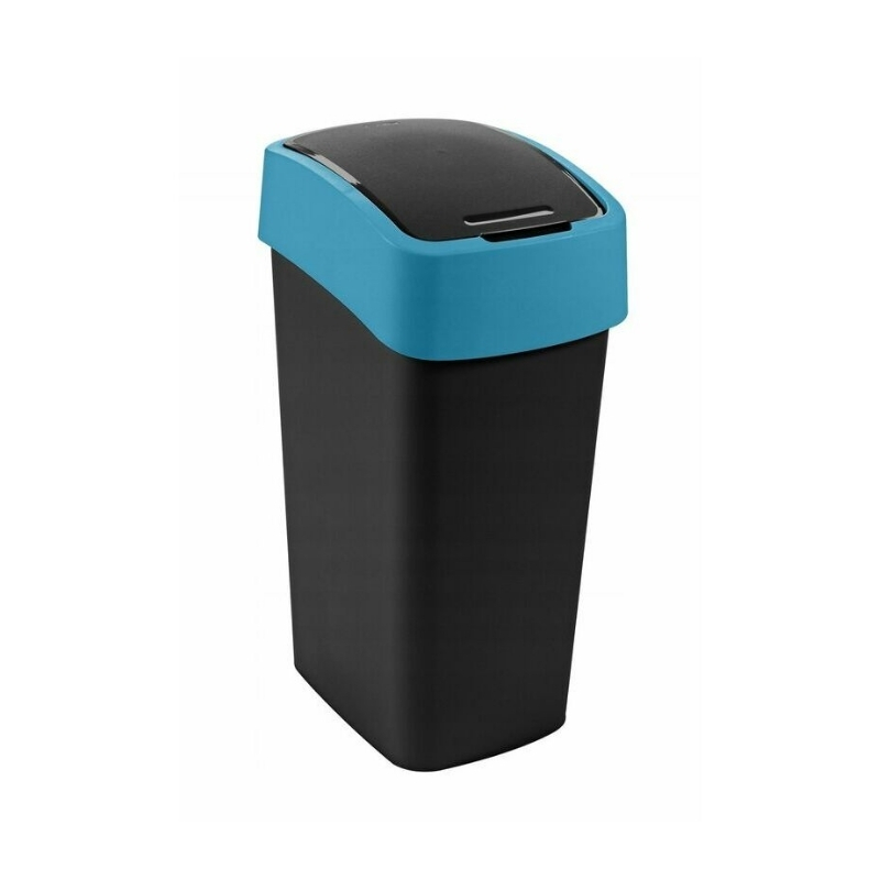Мусорное ведро-контейнер Flip Bin 45 л, черно-синий (0802172280)