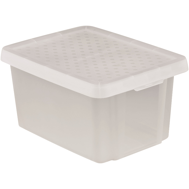 Ящик с крышкой Essentials 16л 30x39x21cм прозрачная (0800753001)