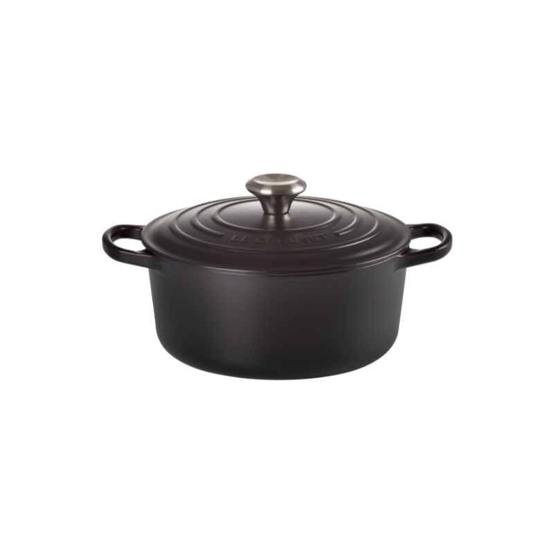 Čuguna katls apaļš &Oslash;24cm / 4,2L matēts melns  (02726075)