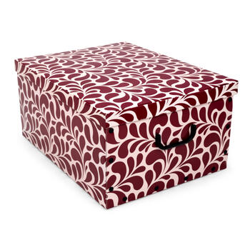 Коробка картонная 49x39x25см Big Box Goccia ассорти, синий / светло-серый / бордовый (128982001)