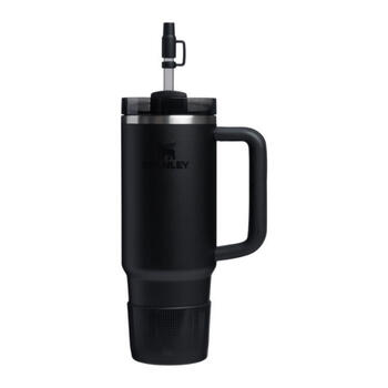 Aizsargpārvalka un salmiņu vāciņu 2 gab. komplekts termokrūzēm 0,89L/0,59L The Quencher Boot + Straw Topper melns  (2812478068)