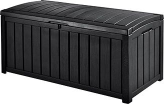 Ящик для хранения для сада / скамейка Glenwood Storage Box 390 L - серый (29193522939)