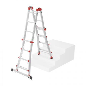 Kāpnes daudzfunkcionālās M80 / alumīnija / 4x4 pakāpieni (037516007)