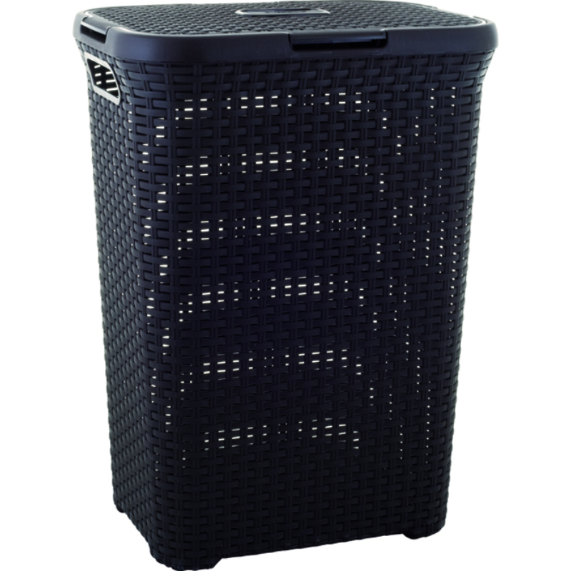 Veļas kaste Style 60L 44,8x34,1x61,5cm tumši brūna (0800707210)